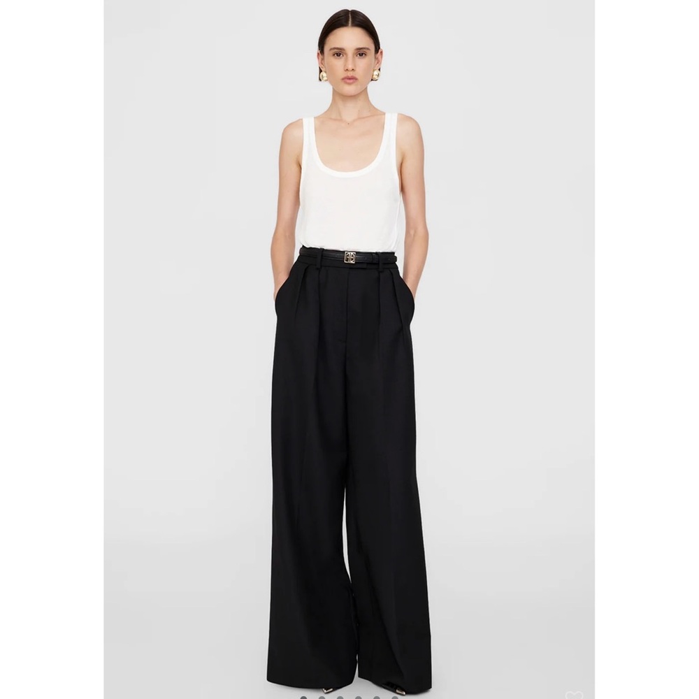 Anine Bing Louisa Trouser in Black (32)